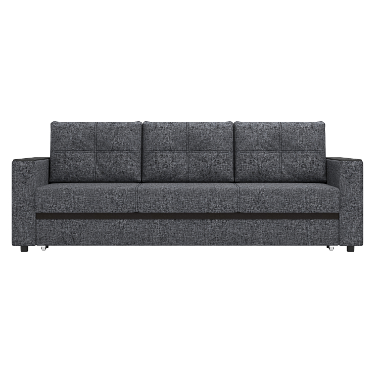 Смарт/ Диван - кровать 3-х мест рогожка серая